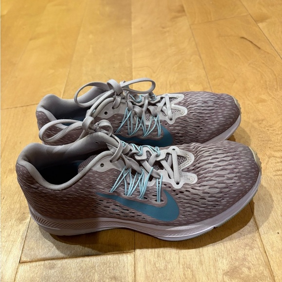 Nike Zoom Winflo 5 women’s running shoes 8.5 mauve pink - Picture 2 of 8
